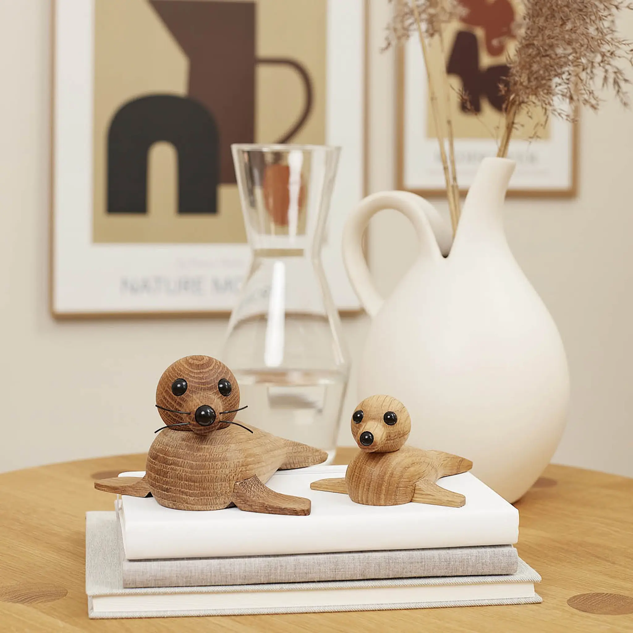 Spring Copenhagen Baby Seal träfigur 6 cm