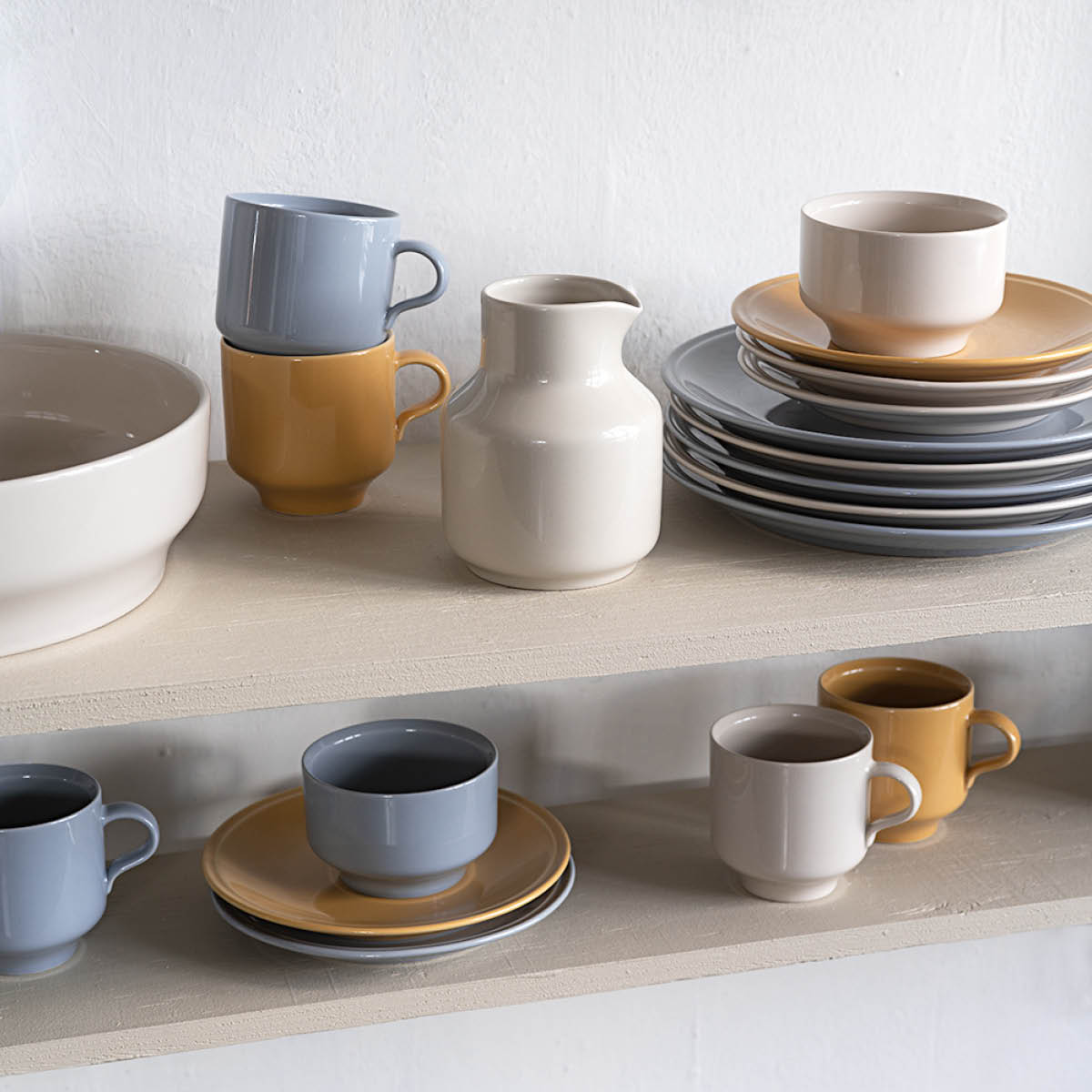 Rörstrand Höganäs Keramik kopp/skål 33 cl sand