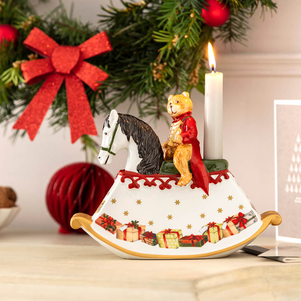 Villeroy & Boch Christmas Toys gyngehest porselen 22x9x17 cm