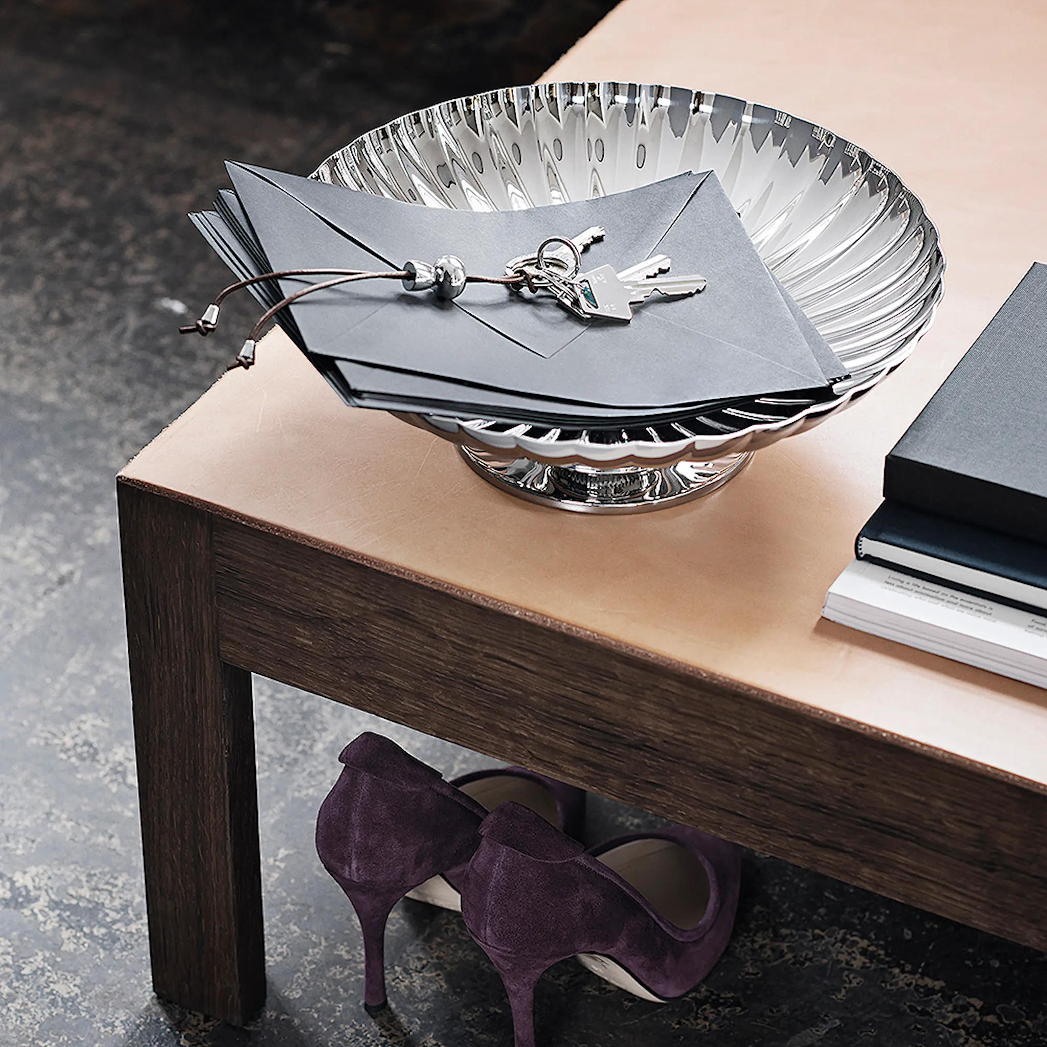 Georg Jensen Bernadotte Fat på fot 28 cm