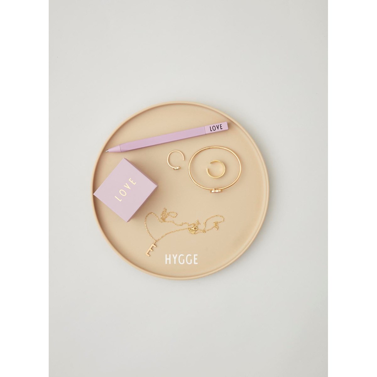 Design Letters Favourite tallerken 22 cm hygge beige