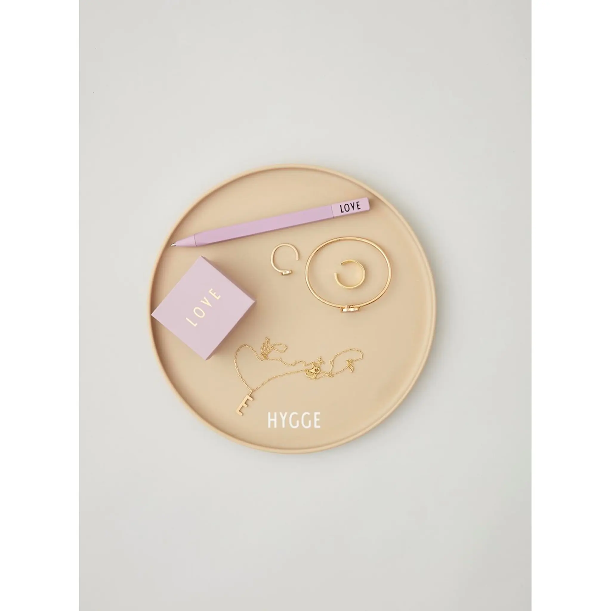 Design Letters Favourite Tallrik Hygge 22 cm Beige