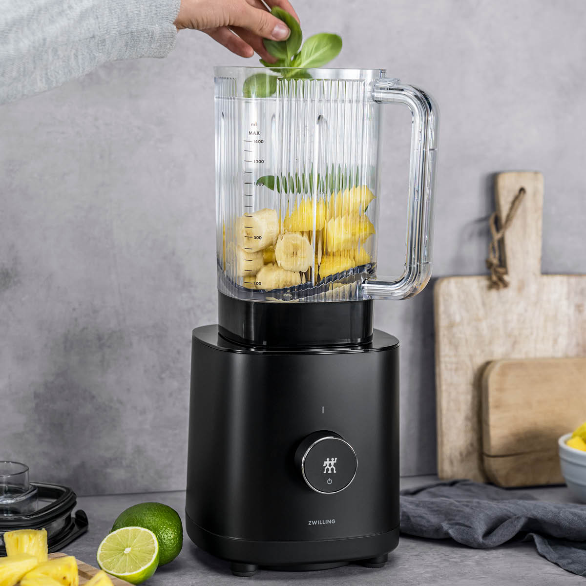 Zwilling Enfinigy Tehosekoitin 1200W 4,1 L Musta