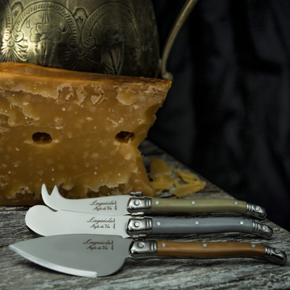 Laguiole Style de Vie Ostknivar 3 delar Treasure