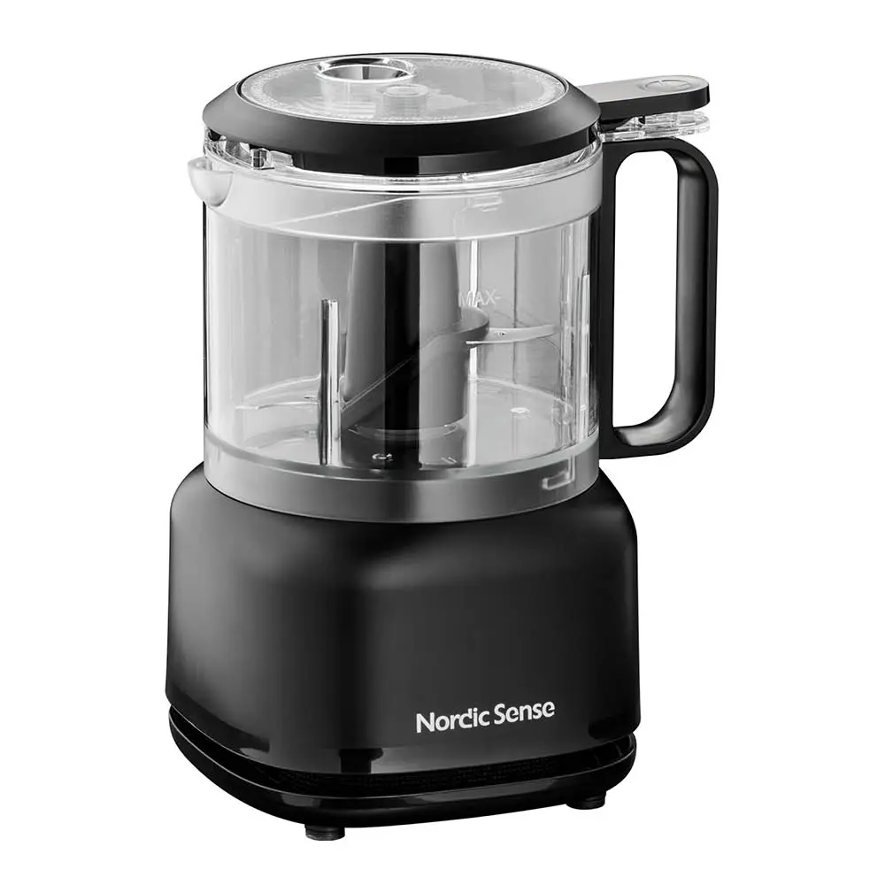Minihakkuri 0,5 L 250 W mattamusta