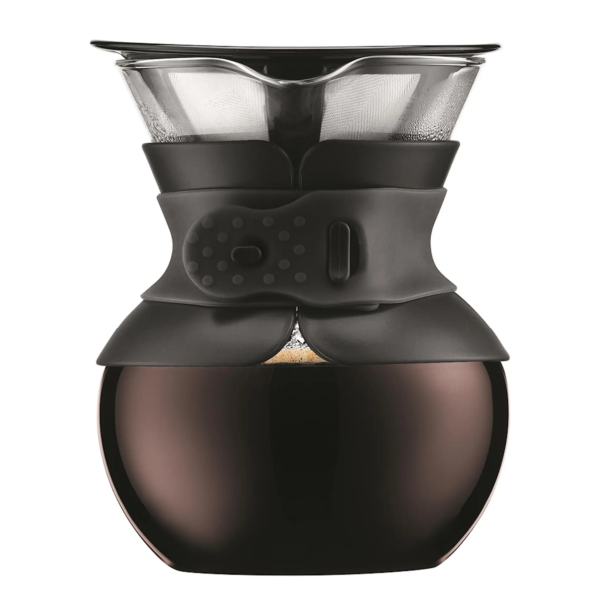 Bodum Pour Over Bryggare med filter 4 koppar 0,5 L Svart