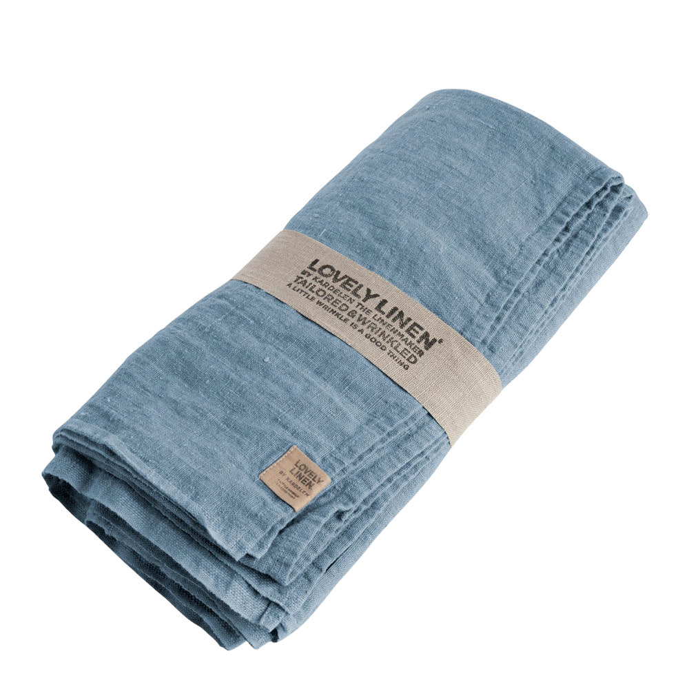 Lovely Linen Lovely pöytäliina pellava 145x300 cm Dusty Blue