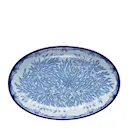Ostindia Floris Oval serveringsfat 33x22 Blå