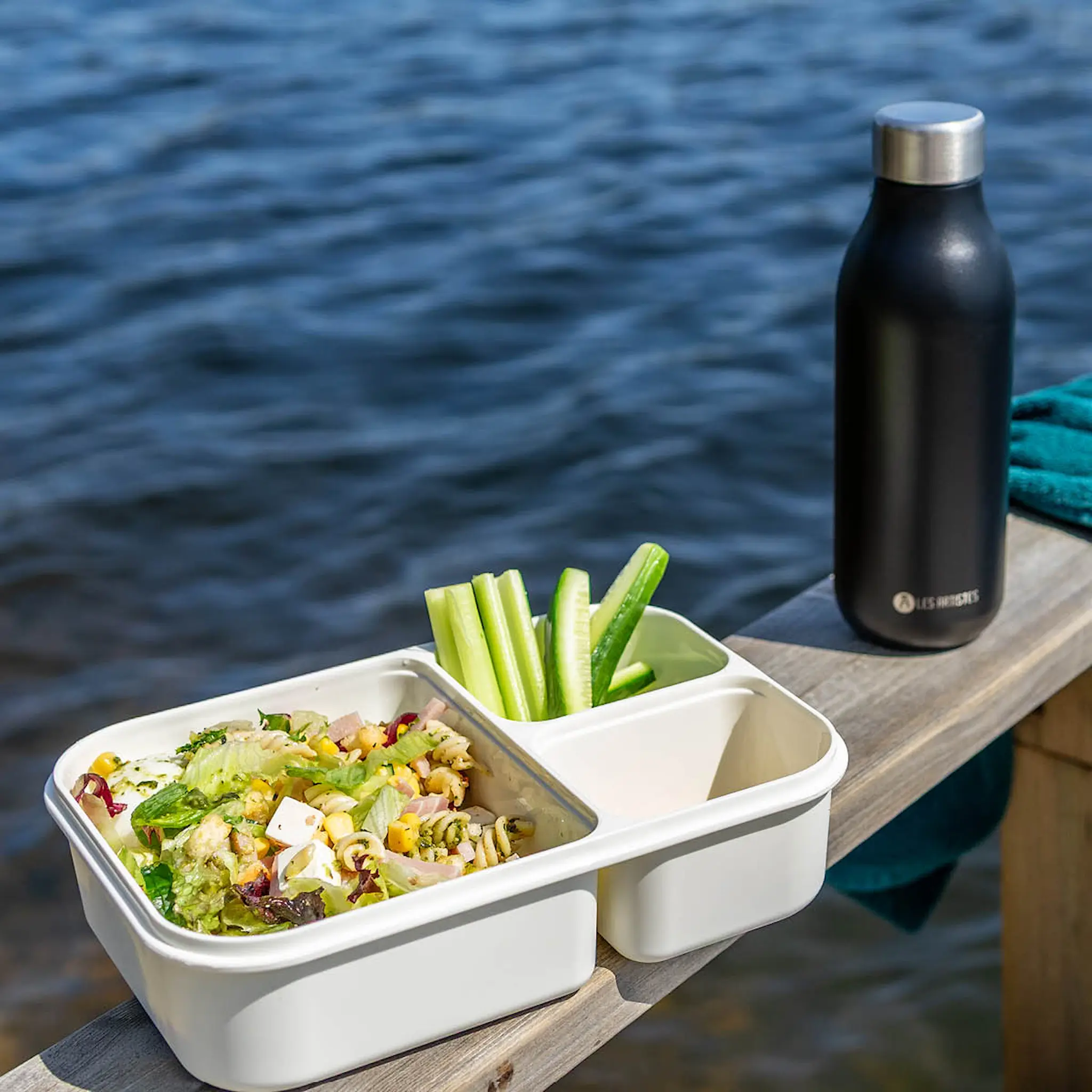 Modern House Smart box matlåda 1,5 L vit/klar