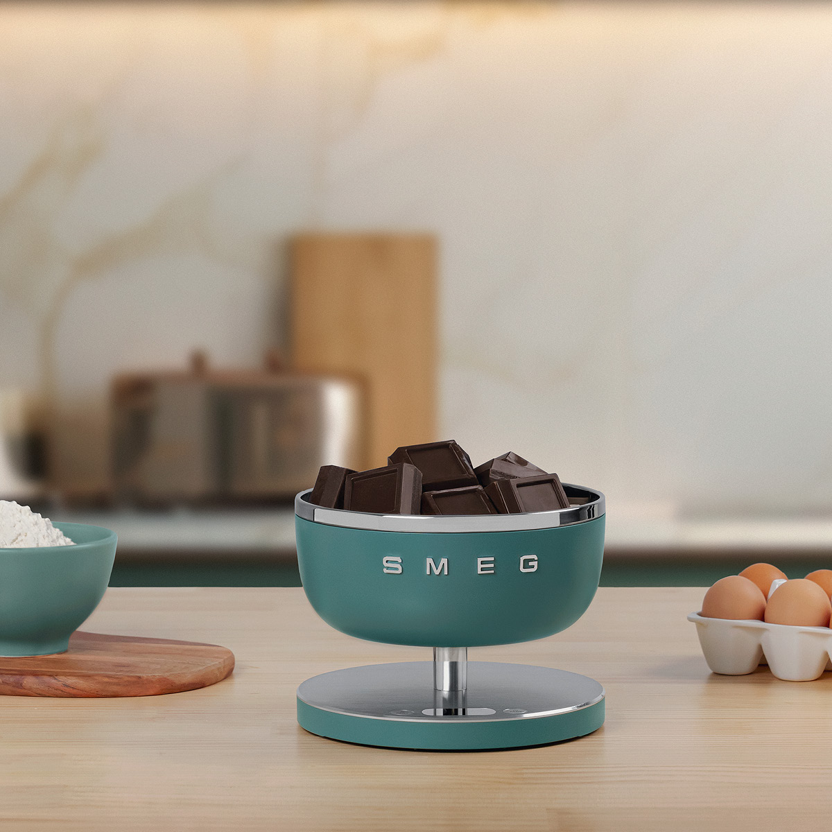 Smeg Smeg Collezione köksvåg KSC01 emerald green