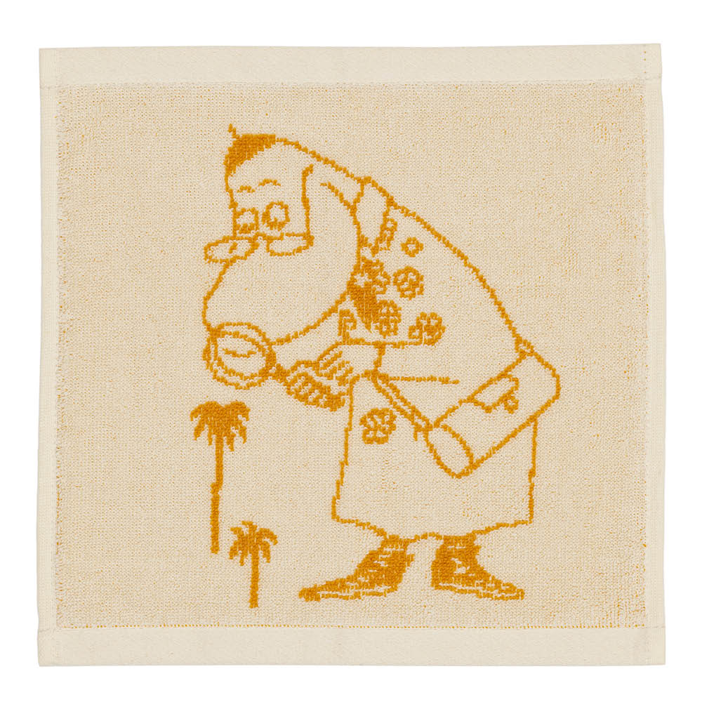 Moomin Arabia Muumi Käsipyyhe Hemuli 25x25 cm Keltainen