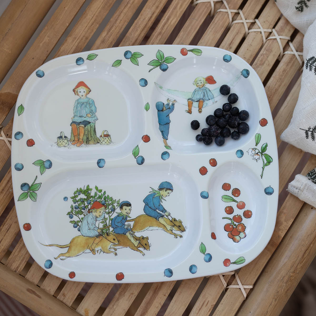 Rätt Start Elsa Beskow Lautanen 4 lokeroa Putte