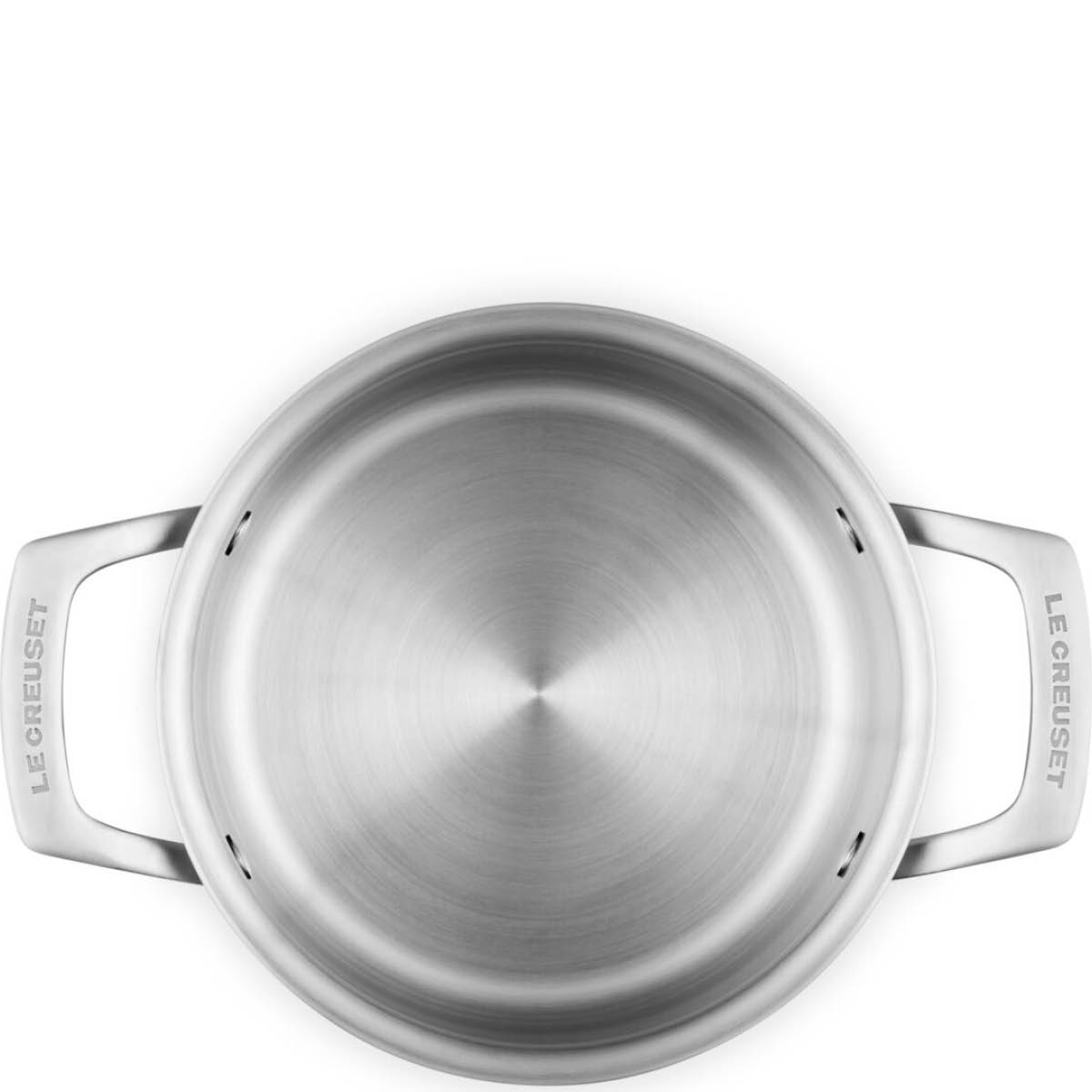 Le Creuset Essential 3-Ply gryta djup 18 cm 2,8 L med lock