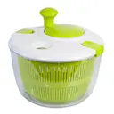 Salladsslunga stor 4 L grön/vit