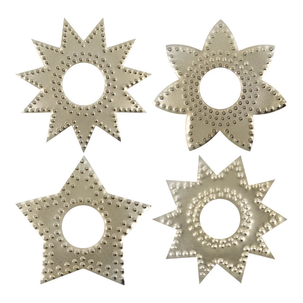 House Doctor Ring stearinljusringar 4-pack antik champagne-silver