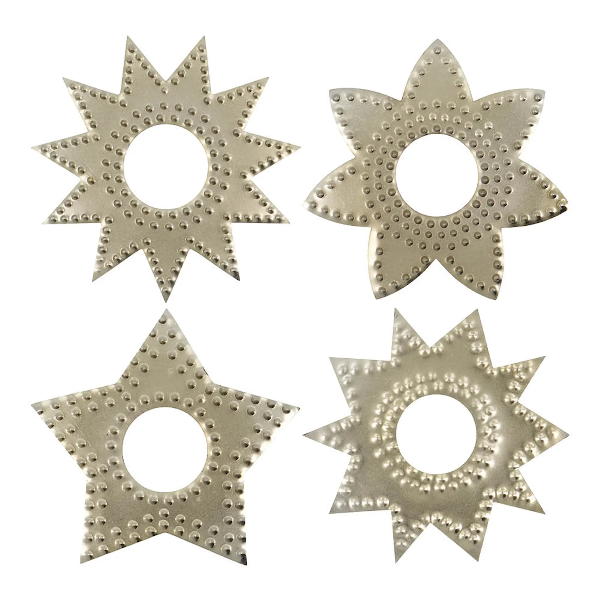 House Doctor Ring stearinljusringar 4-pack antik champagne-silver