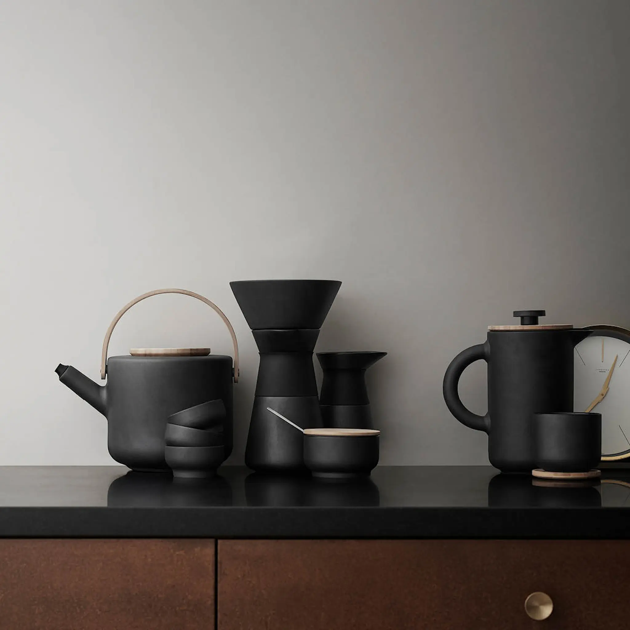 Stelton Theo Tekanna 1,25L Svart