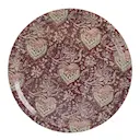 Oriental rund bricka 49 cm röd