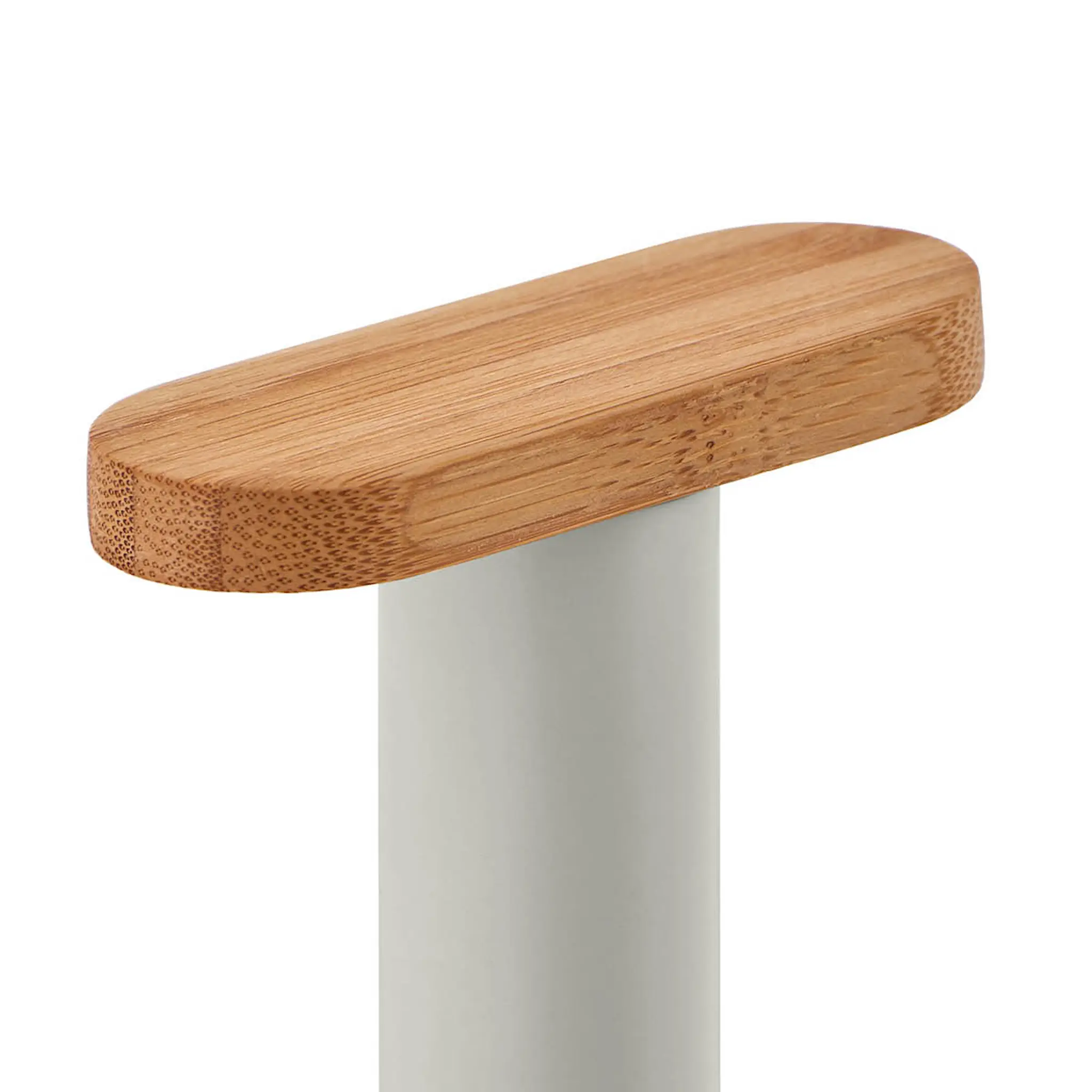 Alessi Mattina talouspaperiteline 33 cm vaaleanharmaa/bambu