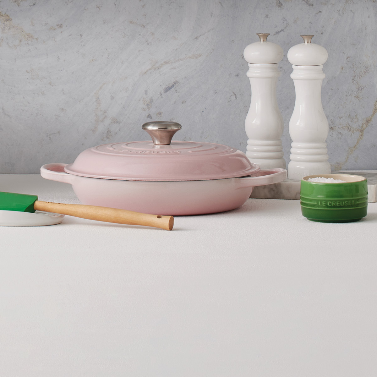 Le Creuset Pepparkvarn 21 cm white