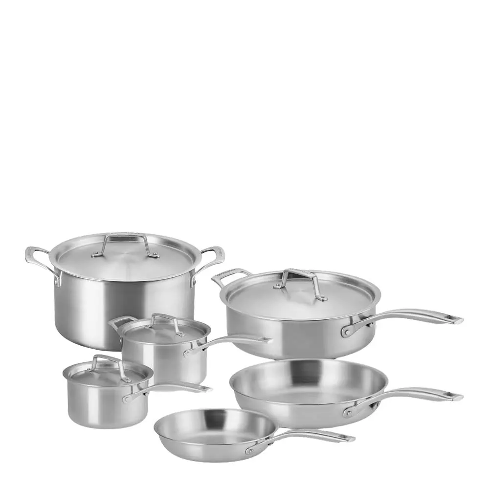 Essential 3-ply Stainless Steel kattilasarja 6 osaa