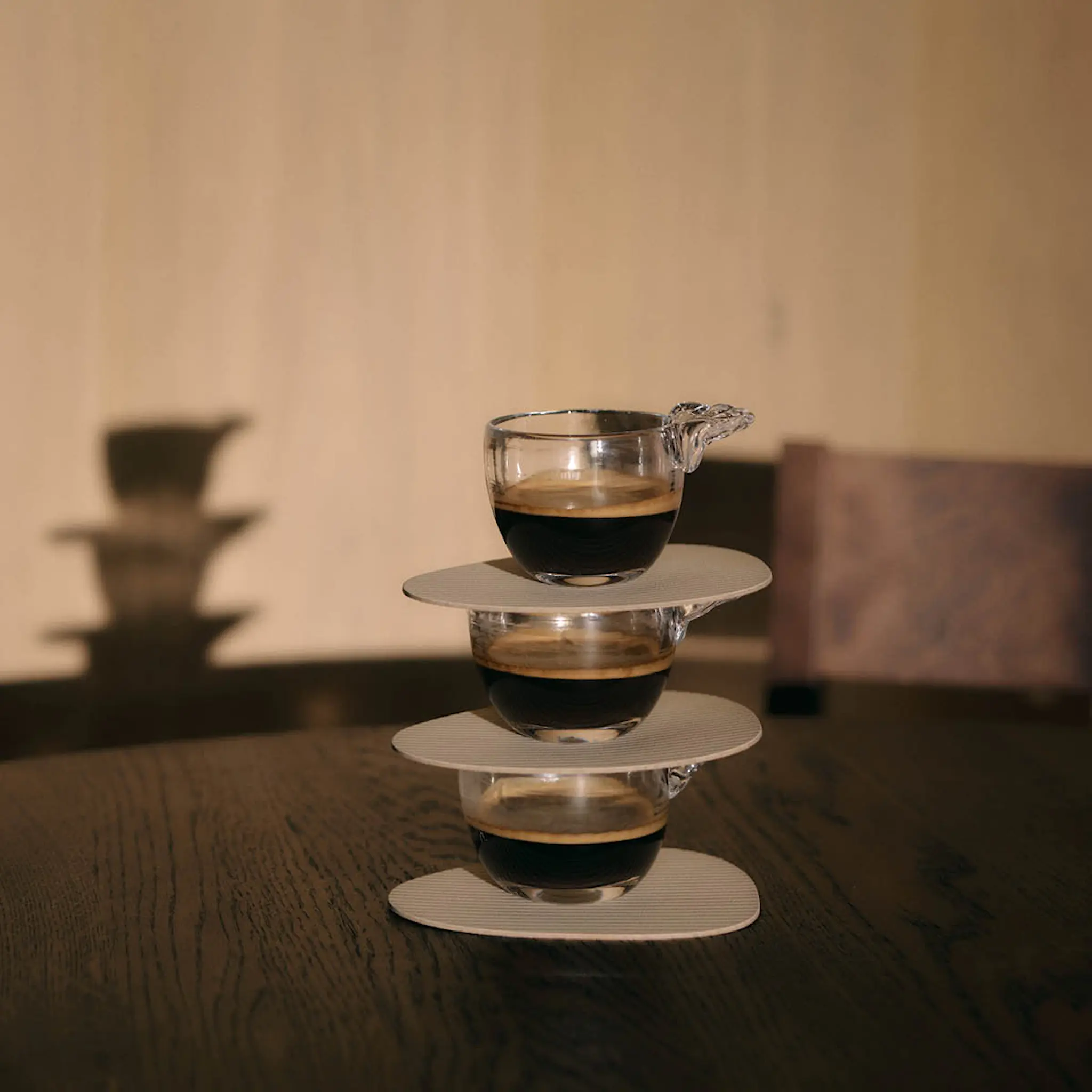 LIND DNA Curve Corduroy glasunderlägg 11x13 cm Pure White