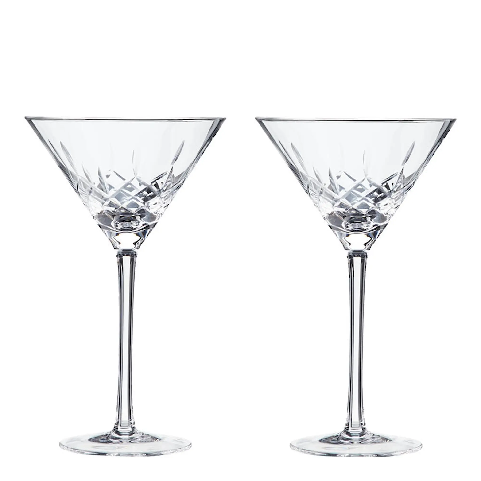 Viski Admiral Martini glas i kristall 27 cl 2-pack