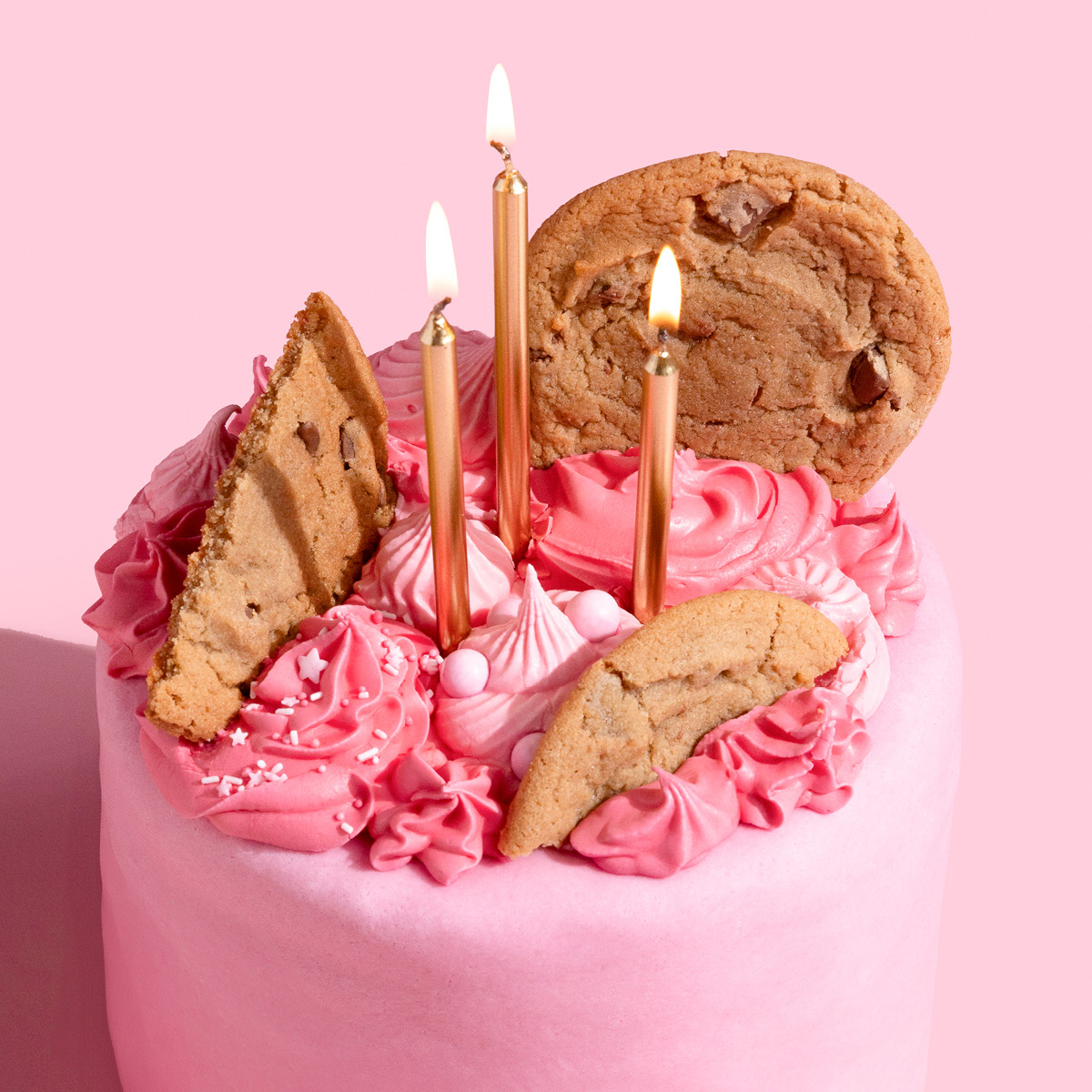 ScrapCooking Tårtljus 12-pack 12 cm guld