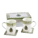 Christmas Tree 2025 mugg 34 cl & underlägg set 5 delar