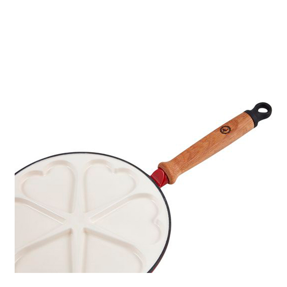 Anders Petter Lettupannu 6 sydäntä Emaloitu valurauta