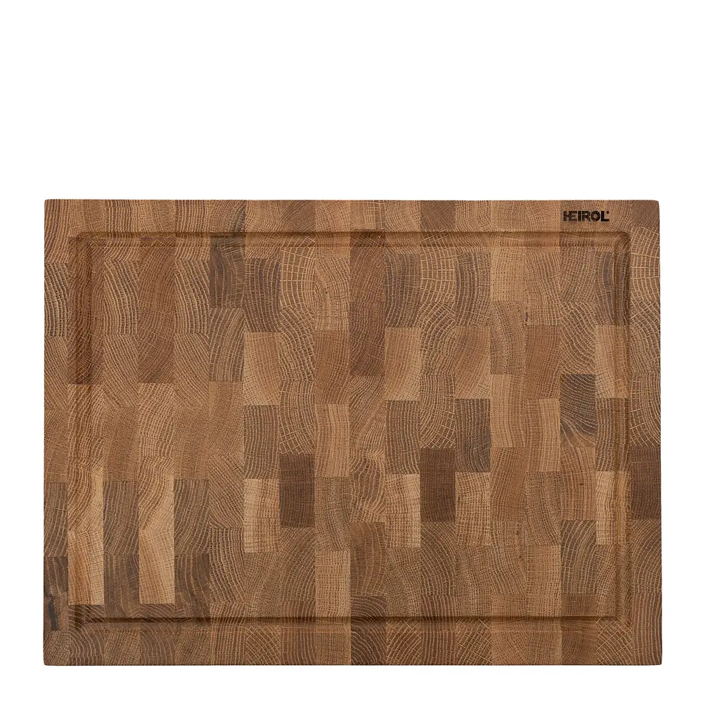 Skjærebrett med saftrenne 30x40 cm eik