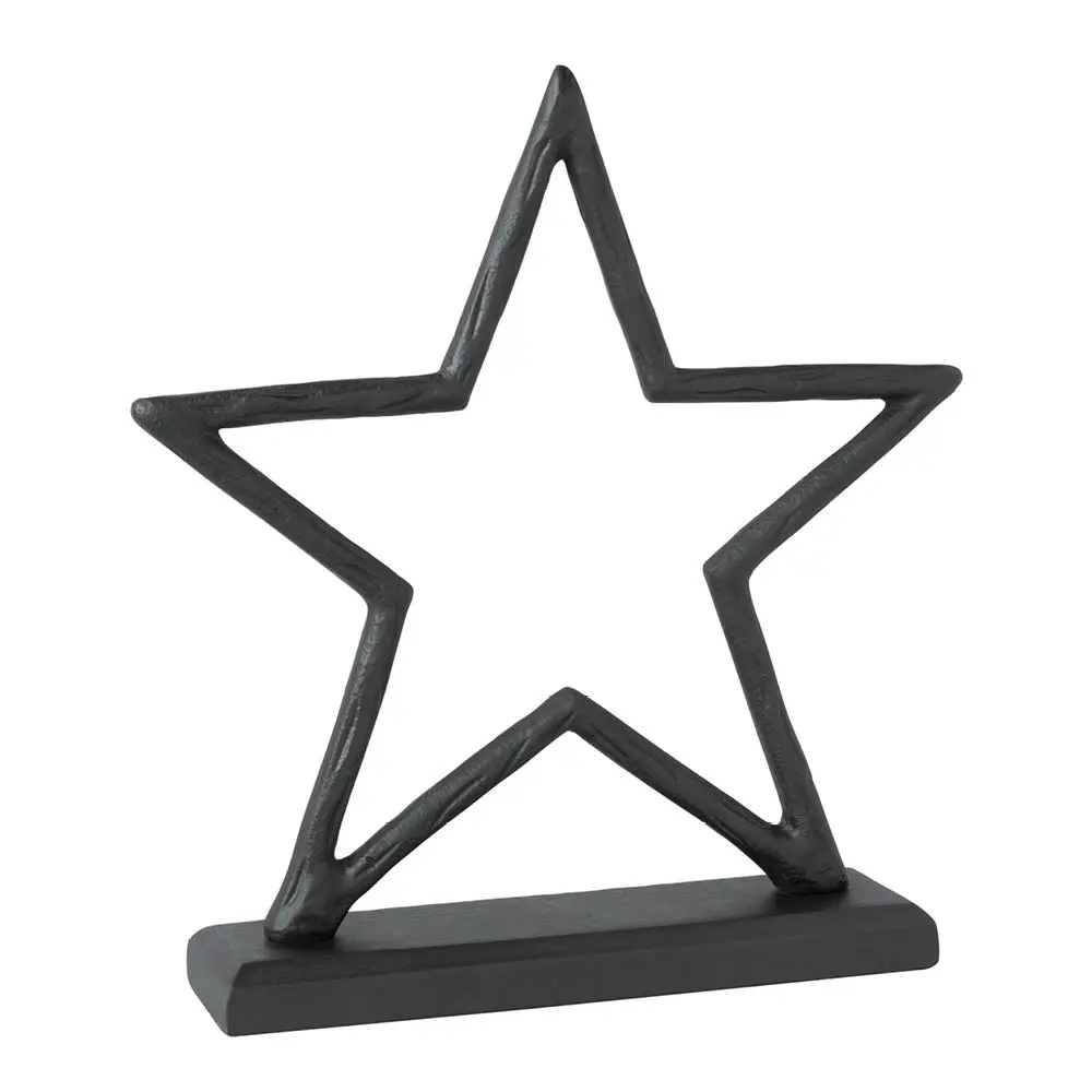 Christmas Chic Joulukoriste tähti 27x26x65 cm Musta