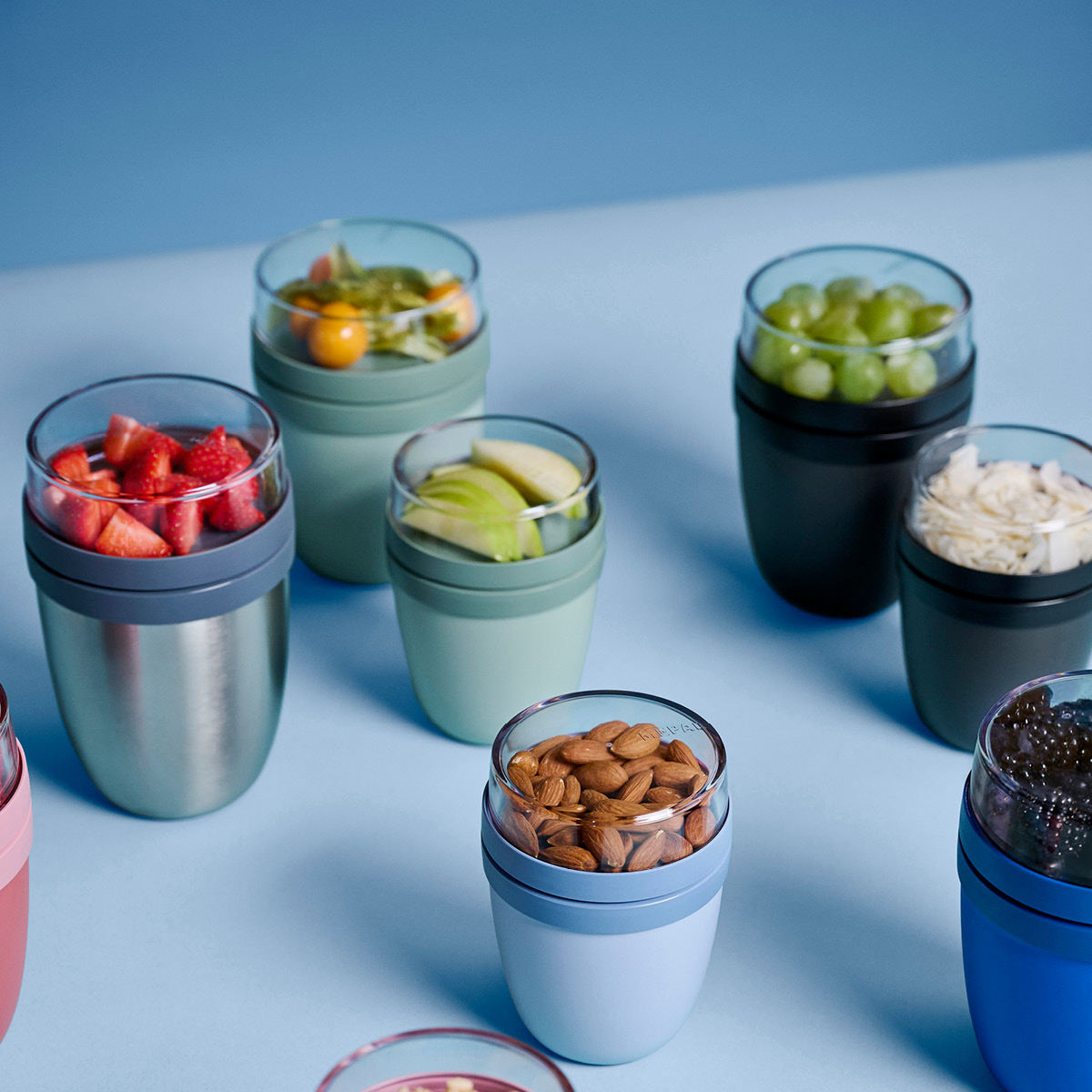 Mepal Ellipse Mini Eväsrasia 300+120 ml Nordic Sage