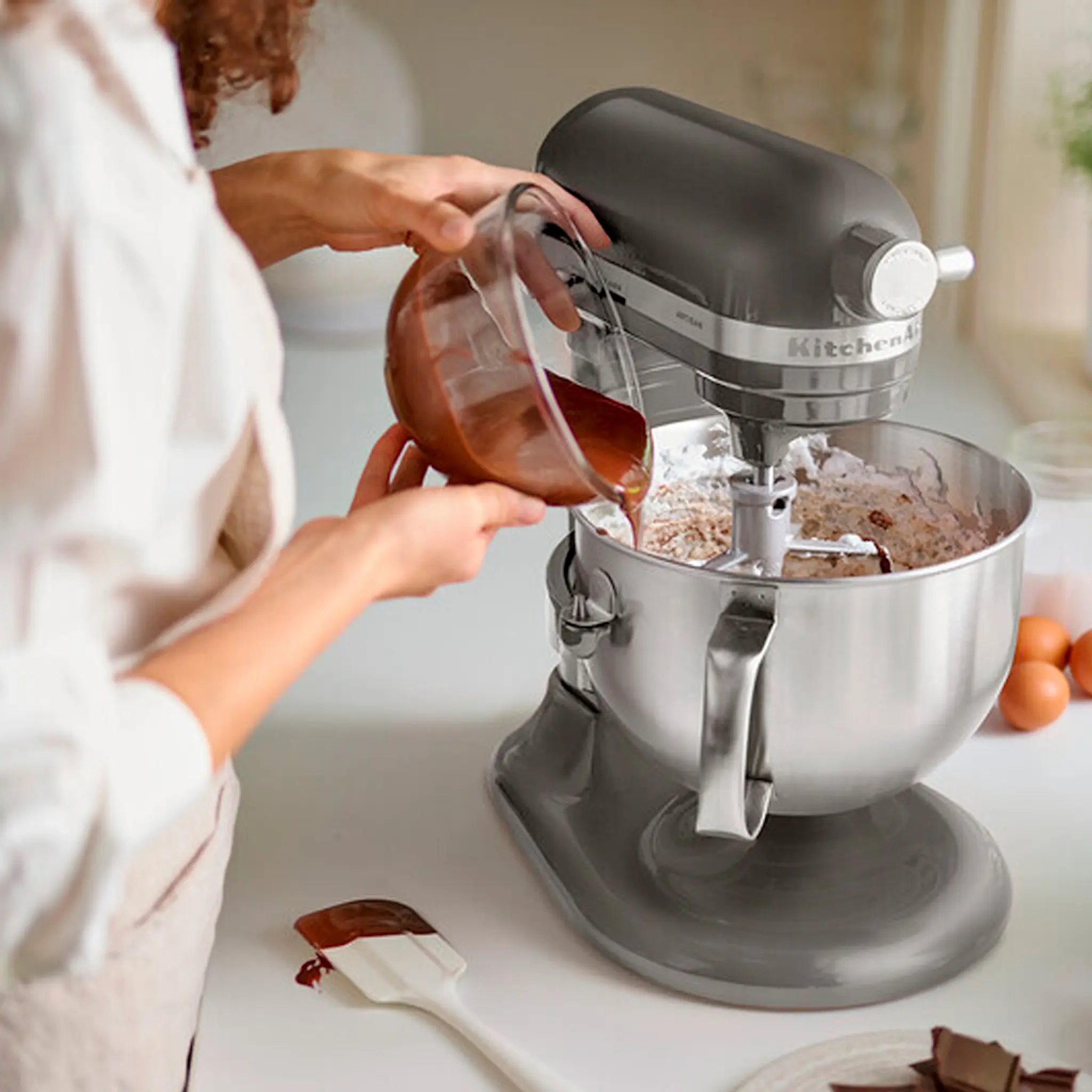 KitchenAid KitchenAid Artisan Köksmaskin 5KSM60SPXECU 5,6 L Contour Silver