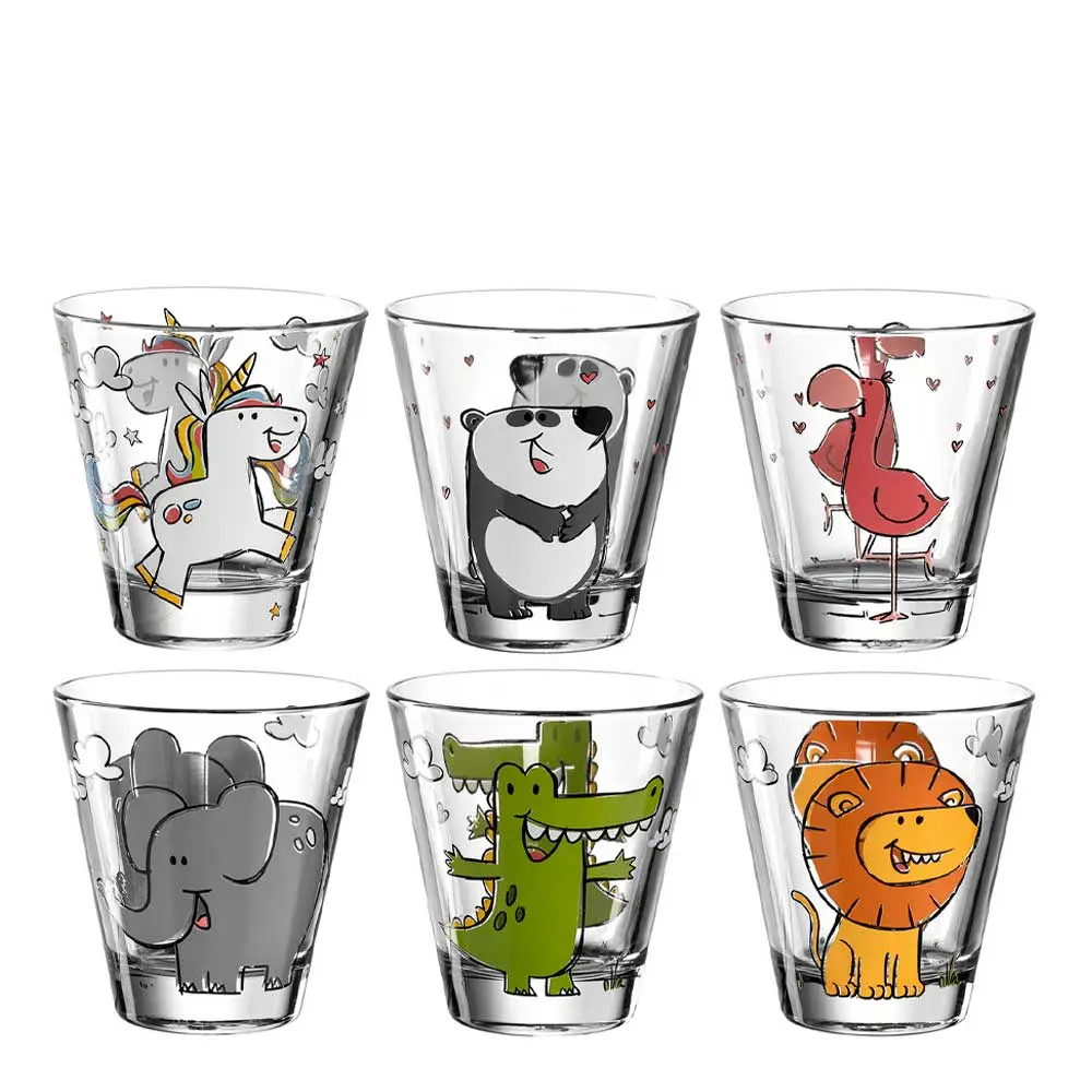 Bambini drikkeglass med motiv 12 cl 6 stk