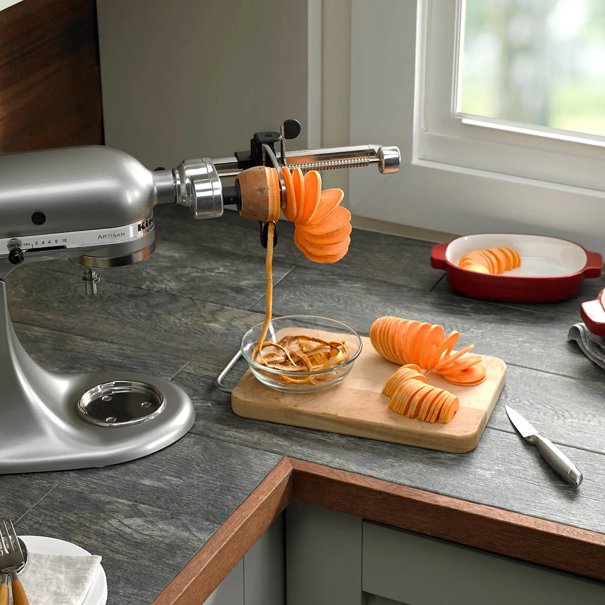 KitchenAid KitchenAid Spiralizer i stål till köksmaskin