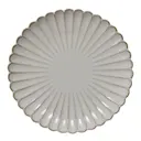 Camille tallrik 20,5 cm benvit