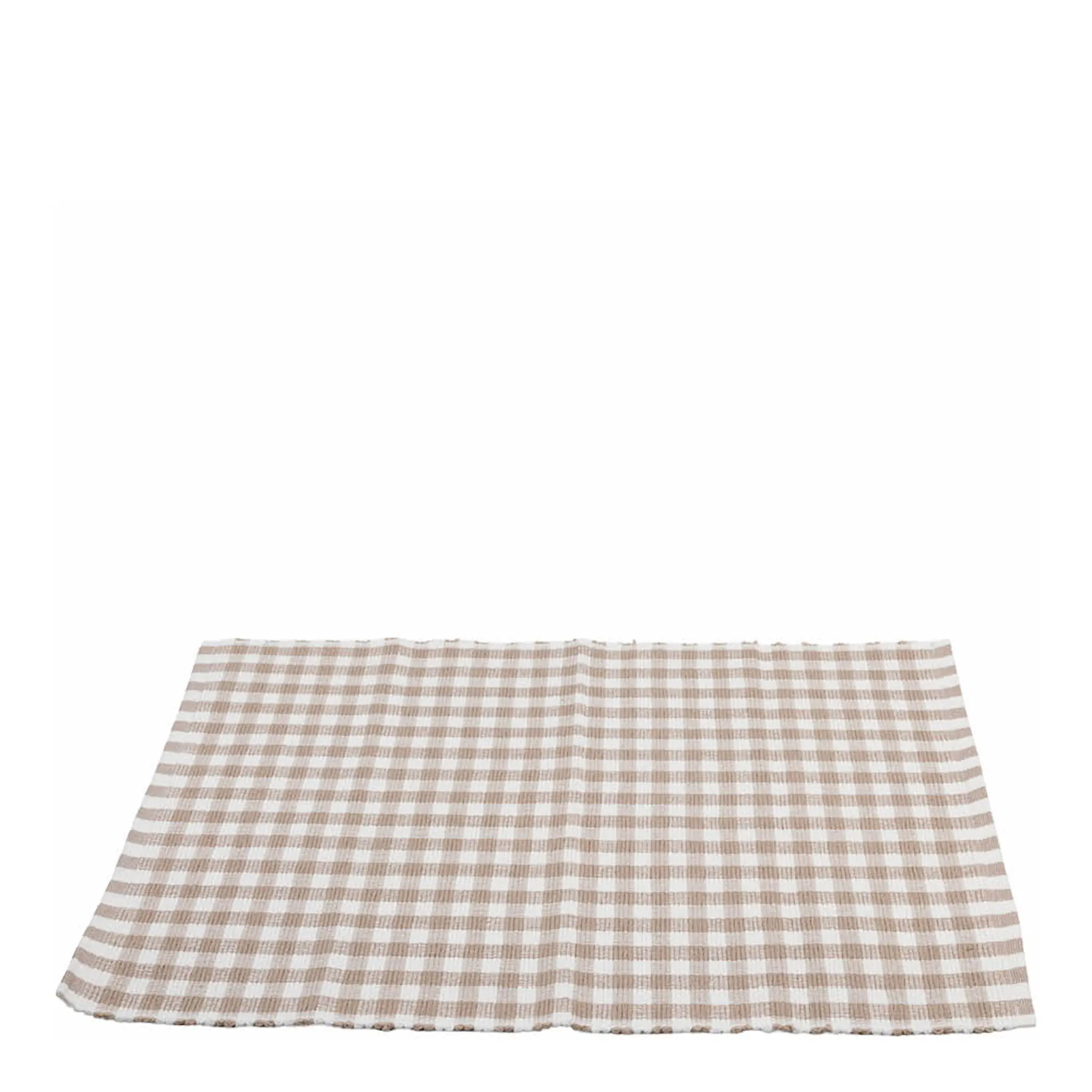 Sögne Home Pöytätabletti 48x33 cm ruudut beige/valkoinen