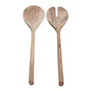 Salladsbestick 31 cm 2 delar akaciaträ