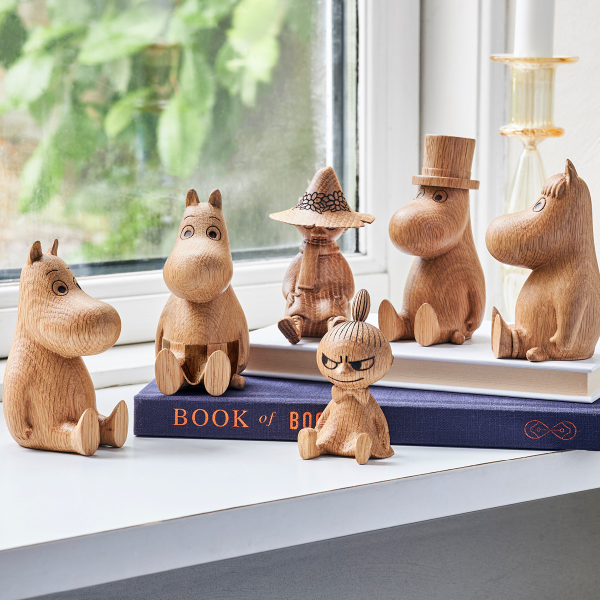 Dsignhouse x Moomin Mumin träfigur M Muminpappan 10 cm ek