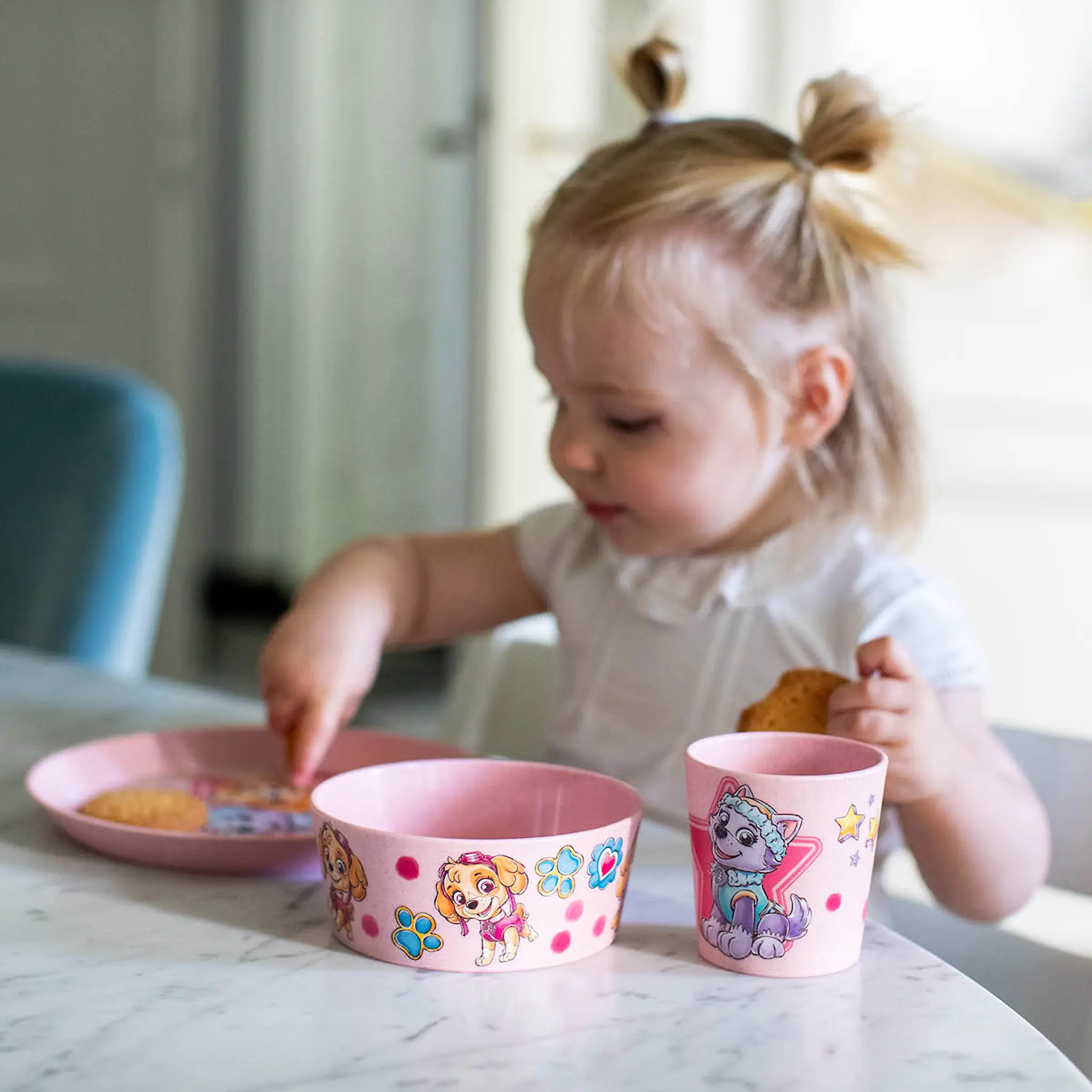 Koziol Connect Lasten astiasto 3 osaa Pink Paw Patrol