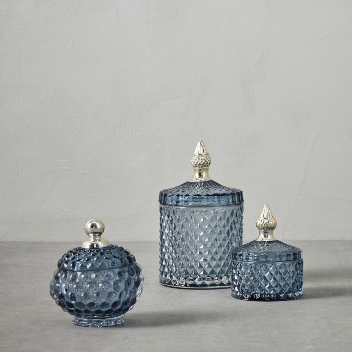 Lene Bjerre Miya burk 10,5x8,5 cm blå