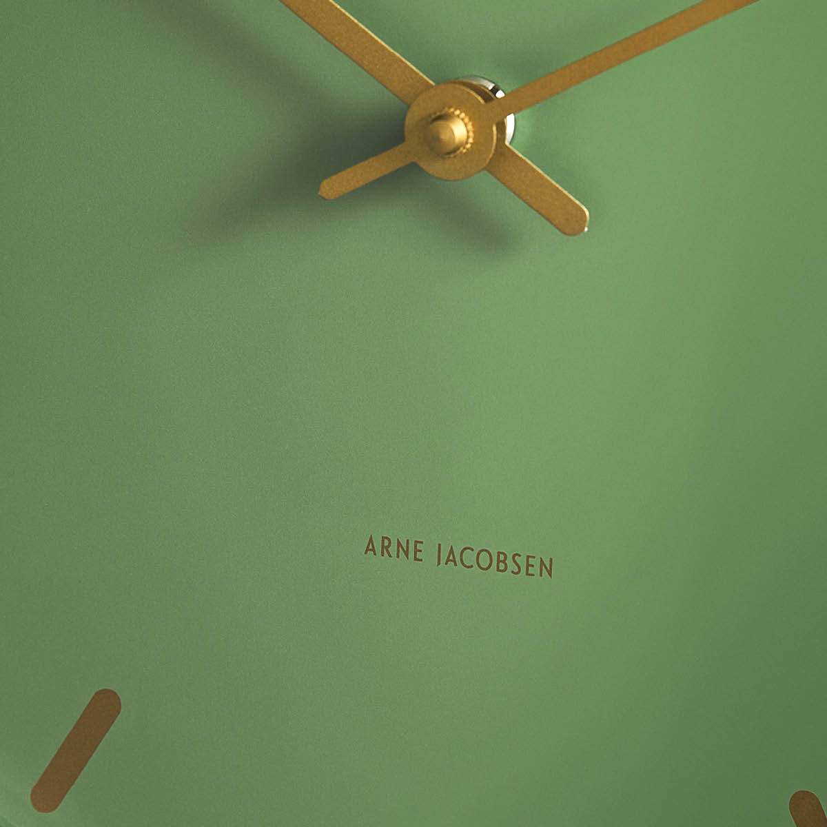 Arne Jacobsen City Hall Seinäkello 29 cm Vihreä