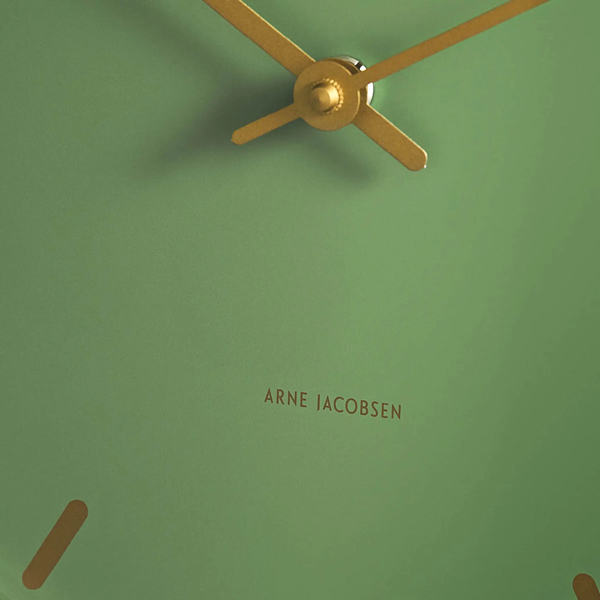 Arne Jacobsen City Hall Seinäkello 29 cm Vihreä