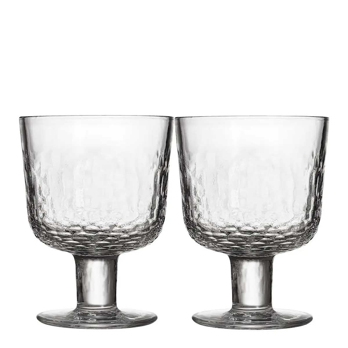 Arabia Mainio glas med fot 30 cl 2-pack klar