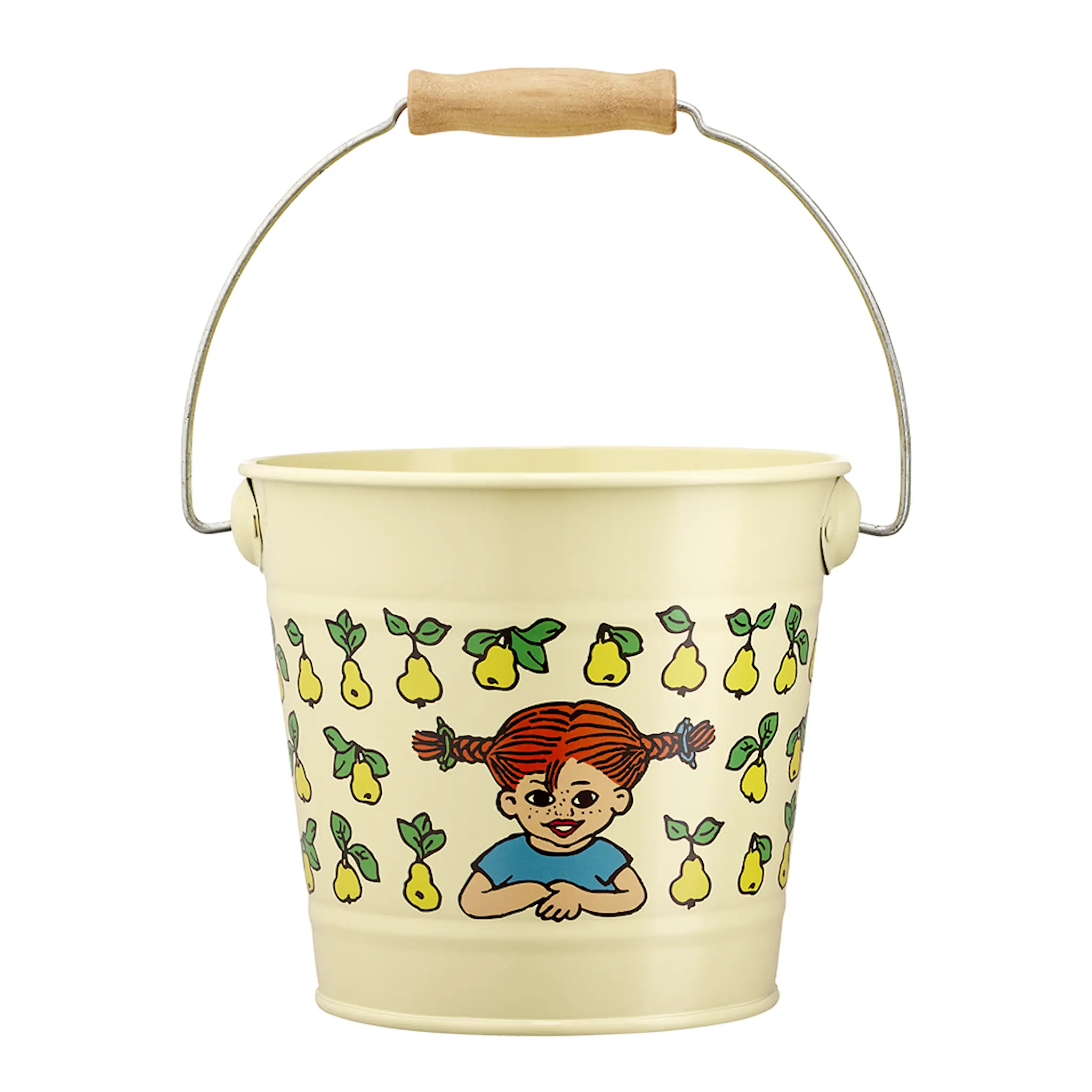 Muurla Pippi hink 2 L frukter gul