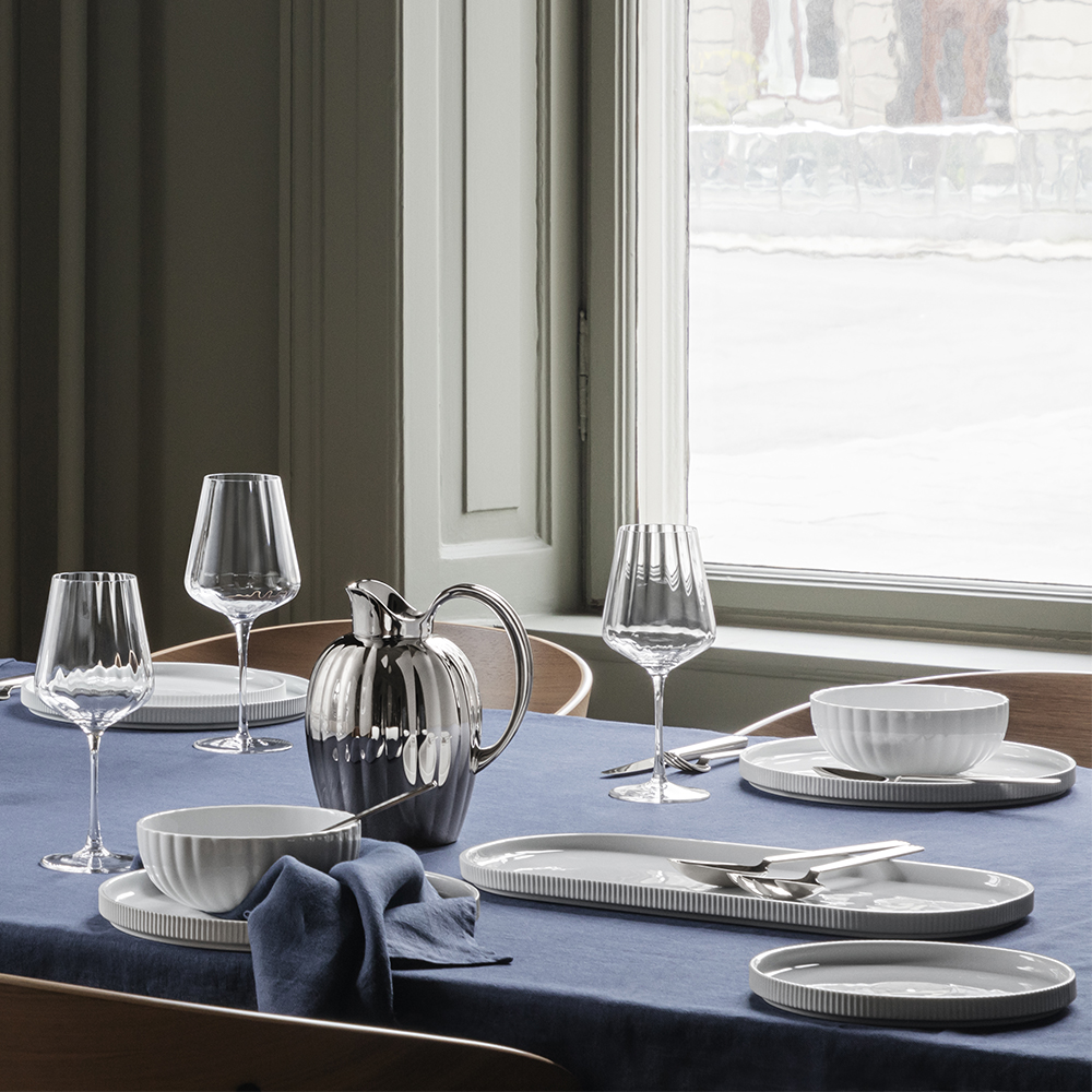 Georg Jensen Bernadotte rødvinsglass 6 stk