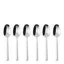 Neutra espressosked / moccasked 6-pack stål