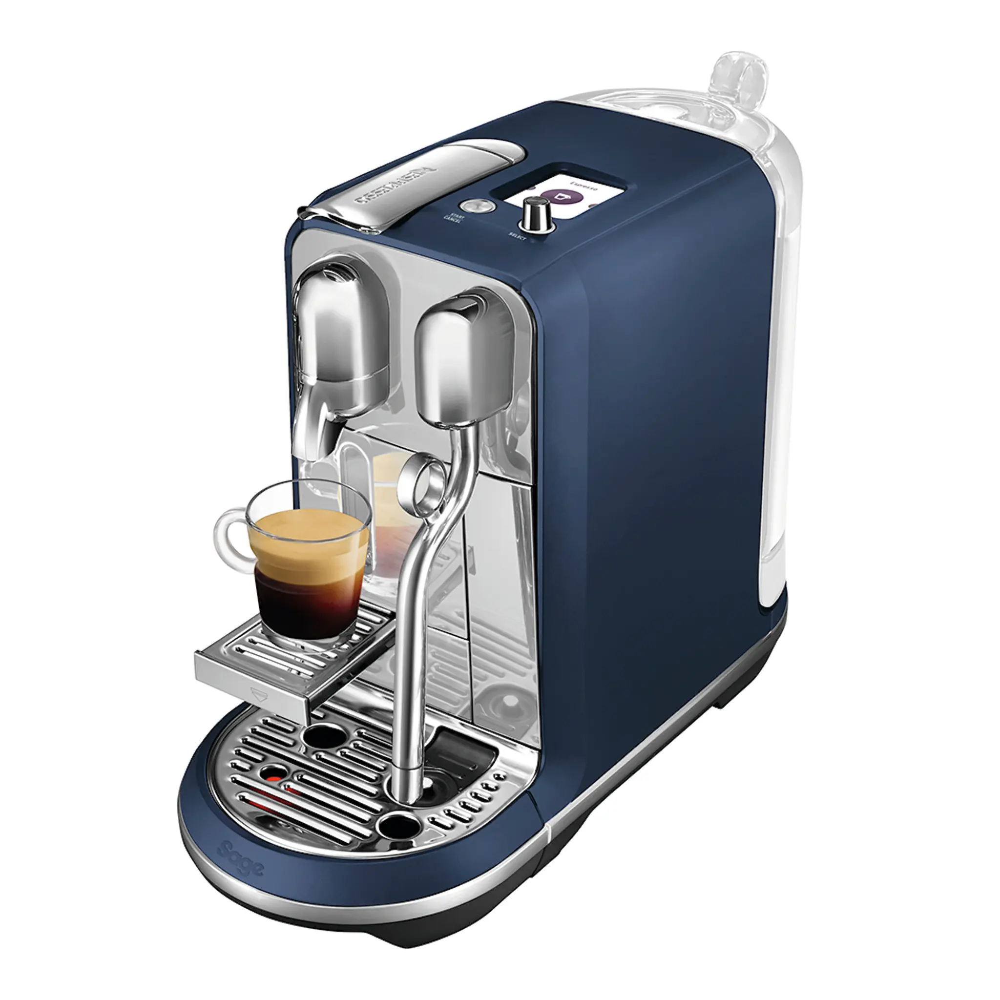 Sage Sage The Creatista Plus Kaffemaskin Damson Blue