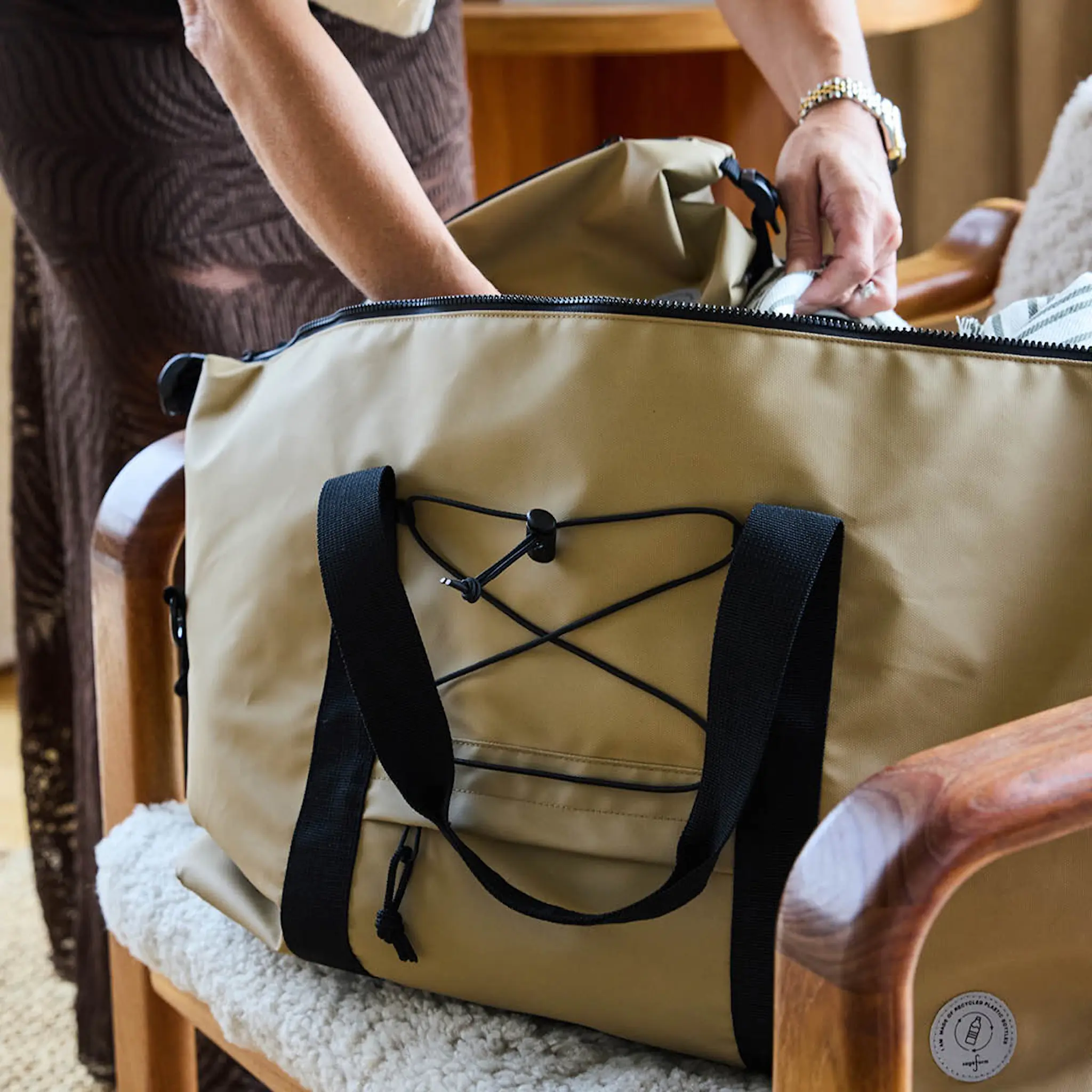 Sagaform Vide Weekendbag 23L beige